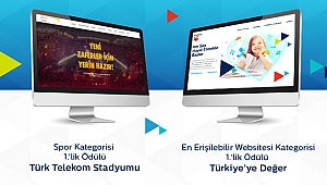 Türk Telekom Altın Örümcek Web Ödülleri’nde iki ödül birden kazandı