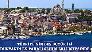 TÜRKİYE’NİN BEŞ BÜYÜK İLİ DÜNYANIN EN PAHALI ŞEHİRLERİ LİSTESİNDE