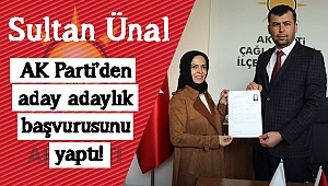 Ünal, AK Parti’den aday adaylık başvurusunu yaptı!