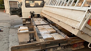 Adana'da kamyonette 115 kilo 100 gram esrar ele geçirildi