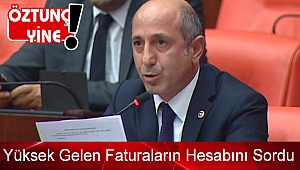Ali Öztunç, Yüksek Gelen Faturaların Hesabını Sordu
