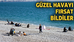 Antalya da millet denize döküldü	