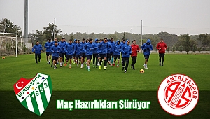 Antalyaspor'da Bursaspor maçı hazırlıkları