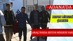 Araç yoksa beton mikseri var