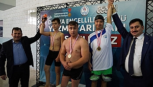 ENGELLİLER YÜZME ŞAMPİYONASI YAPILDI