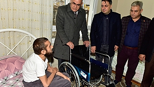 Engellilerin yüzü tekerlekli sandalyeyle güldü