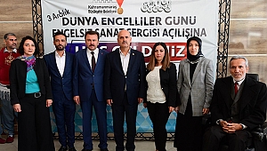 ENGELSİZ SANAT SERGİSİ AÇILDI