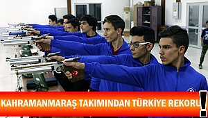 havalı silahta kahramanmaraş takımından rekor 