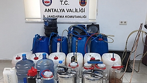 Jandarmadan sahte içki operasyonu