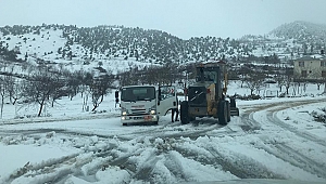 Kahramanmaraş büyükşehir belediyesi nin karla mücadelesi