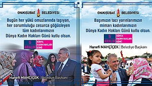 Mahçiçek: Kadınlarımız Toplumun Temel Taşlarıdır