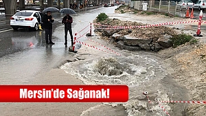 Mersin'de sağanak