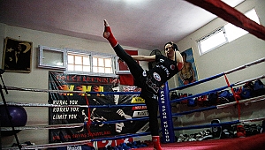 Milli muay thaici Hatice'nin hedefi dünya şampiyonluğu