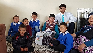 Öğrencilerden engelli kadını sevindiren sürpriz