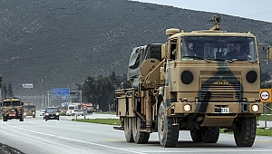 Suriye sınırına askeri sevkiyat