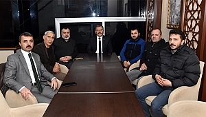 BAŞKAN AYDIN İLK TOPLANTISINI BASIN MENSUPLARI İLE YAPTI