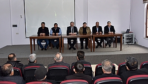 BAŞKAN AYDIN MUHTARLARI TOPLADI