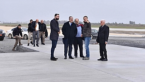 BÖLGESEL HAVALİMANI ÇALIŞMALARI TÜM HIZIYLA DEVAM EDİYOR