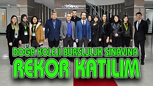 Doğa Koleji Bursluluk Sınavına Rekor Katılım