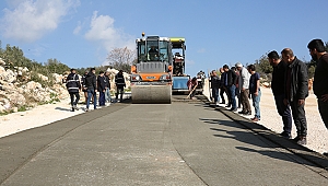Erdemlide Beton Kaplama Yol Modeline Geçiliyor