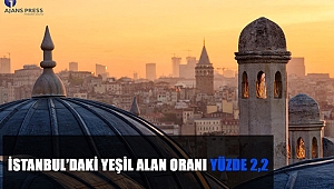 İSTANBUL’DAKİ YEŞİL ALAN ORANI YÜZDE 2,2 İLE EN SON SIRADA 