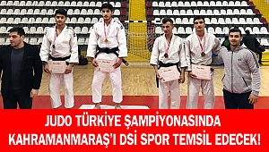 Judo Türkiye Şampiyonasında Kahramanmaraş’ı DSİ Spor Temsil Edecek