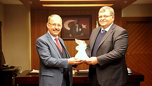 Kıbrıs Sosyal Bilimler Üniversitesi Rektöründen Sanko Üniversitesi’ne Ziyaret