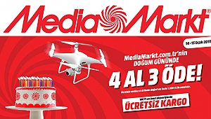 MediaMarkt e-ticaretteki yaş gününü 4 al 3 öde kampanyasıyla kutluyor