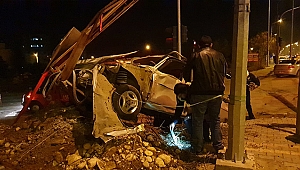 Osmaniye de feci kaza