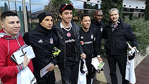 VODAFONE KARAKARTALLILAR, BEŞİKTAŞ’I ANTALYA KAMPINDA ZİYARET ETTİ
