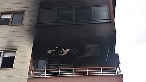 YANGINDAN AİLESİNİ KENDİ KURTARDI