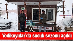 Yedikuyular’da sucuk sezonu açıldı