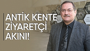 Antik kente ziyaretçi akını!