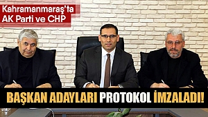 Başkan adayları protokol imzaladı!