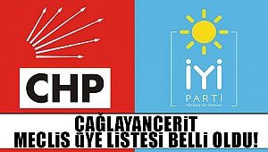 Çağlayancerit Belediye meclis üye listesi belli oldu!