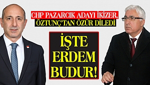 CHP Adayı İkizer, Büyükşehir Adayı Öztunç'tan Özür Diledi