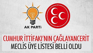 Cumhur İttifakı’nın Çağlayancerit Meclis Üye Listesi Belli Oldu