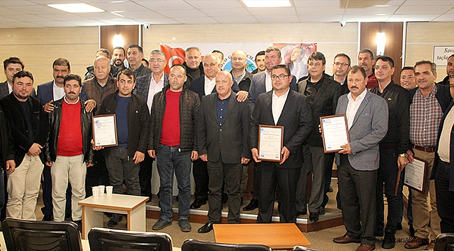 Erdemli’de galericiler belgelerini aldı