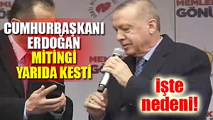 Erdoğan’dan mitinge telefon arası
