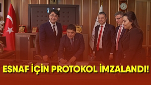Esnaf için protokol imzalandı!