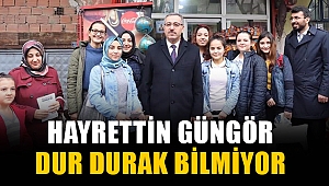 Güngör, dur durak bilmiyor