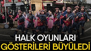 Halk Oyunları Gösterileri Büyüledi
