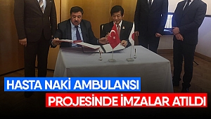 Hasta Naki Ambulansı Projesinde İmzalar Atıldı