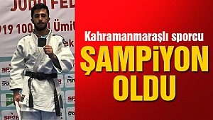 Kahramanmaraşlı sporcu Türkiye şampiyonu oldu