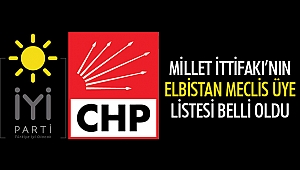 Millet İttifakı’nın Elbistan Meclis Üye Listesi Belli Oldu