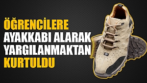 Öğrencilere Ayakkabı Alarak Yargılanmaktan Kurtuldu