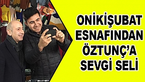 Onikişubat Esnafından Öztunç’a Sevgi Seli