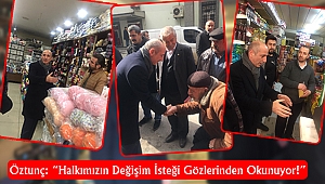 Öztunç halkın içinde