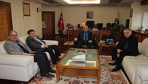 Rektör Can, Gazetecileri ağırladı