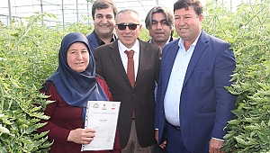 Sera üreticileri sertifikalarını aldı